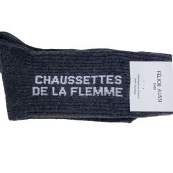 Félicie Also - Gray lazy socks