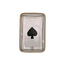 Boncoeurs Spades to play enamel tray