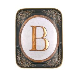 Half tray Boncoeurs letter B