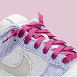 Gorilla Elastic Shoelaces - raspberry