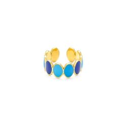 Blue Adjustable Ring