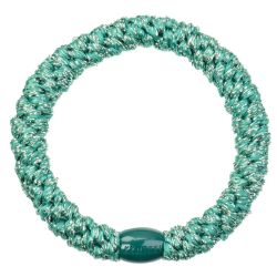 KKNEKKI hair elastic - Blue Green Glitter