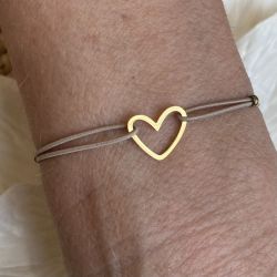 Elastic heart bracelet