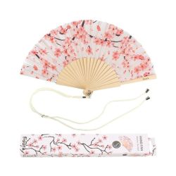 Fisura - pink flower fan 