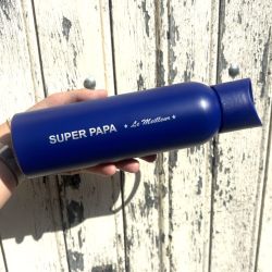 SUPER PAPA water bottle 600ml - Blue