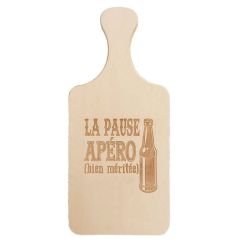 Wooden aperitif board PAPA beer aperitif break