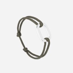 Flat link bracelet - Khaki