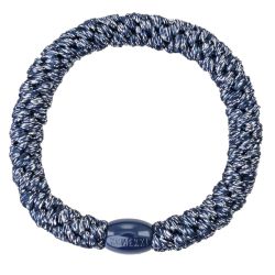 KKNEKKI hair elastic - Navy blue silver Glitter