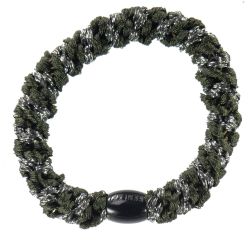 KKNEKKI hair elastic - Mix Dark Khaki glitter