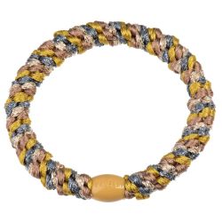 KKNEKKI hair elastic - Mix Mustard Gray Blue Glitter