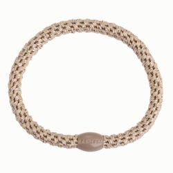 KKNEKKI hair elastic - Fine Beige Glitter