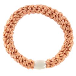 KKNEKKI hair elastic - Peach Glitter