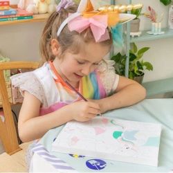 Kids Paint by Number Box - Unicorn and Piou 5+