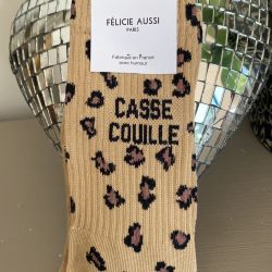 Félicie Aussi - Leopard Ballbusting Socks