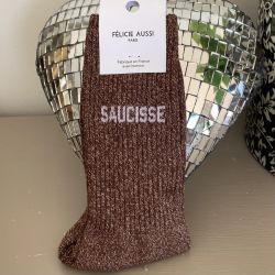 Félicie Aussi - Glitter Sausage Socks