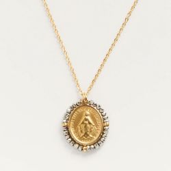 Palas Santa Maria Silver Medal Necklace