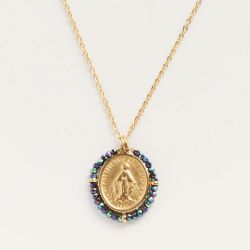 Palas Santa Maria Disco Medal Necklace