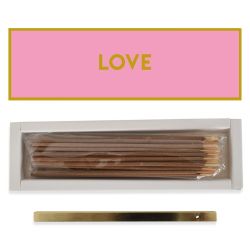 Incense sticks Love peony with holder