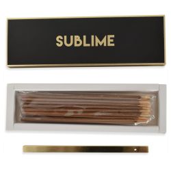 Incense sticks Sublime black oud with holder