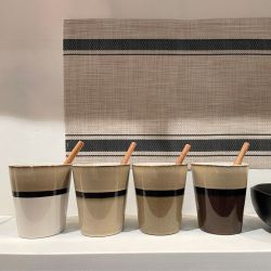 Set of 4 Terra coffee cups