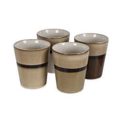 Set of 4 Terra tea cups