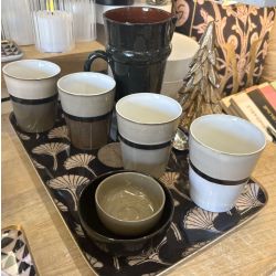 Set of 4 Terra tea cups