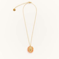 Palas Santa Maria Coral Medal kids Necklace