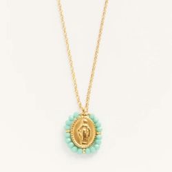 Palas Santa Maria Aqual Medal kids Necklace