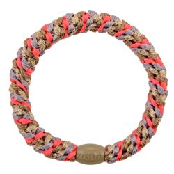 KKNEKKI hair elastic - Mix Neon Orange glitter