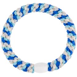 KKNEKKI hair elastic - Mix Electric Blue Torquoise Glitter