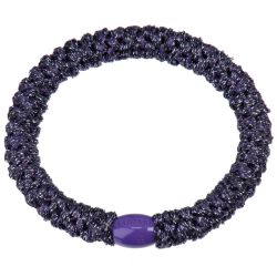 KKNEKKI hair elastic - Dark purple Glitter