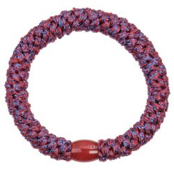 KKNEKKI hair elastic - Bordeaux Blue glitter