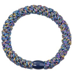 KKNEKKI hair elastic - Electric Blue multi Glitter