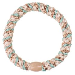 KKNEKKI hair elastic - Mix Torquoise Beige Glitter