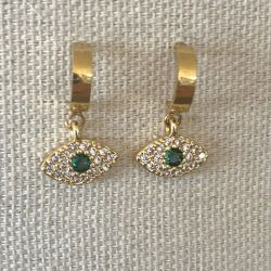 Creole Eye Earrings