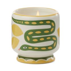 A Dopo Ceramic Candle "Tiger" Hand Painted - Wild lemongrass