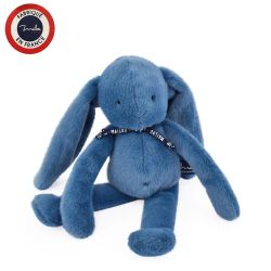 Blue Rabbit plush toy Made in France 37cm