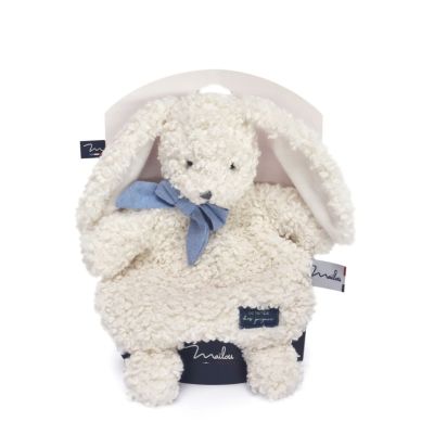 Baby hot water bottle Rabbit Made in France ivory