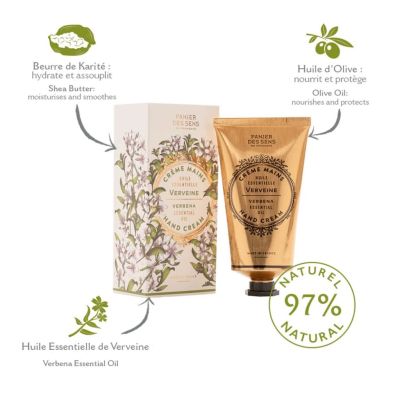 basket of the senses - verbena hand cream