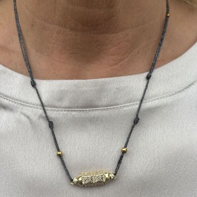 Talisman cord necklace