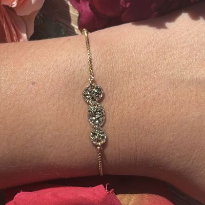 Pyrite Trio Bracelet