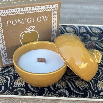 Pom'Glow saffron Scented Candle - Patchouli