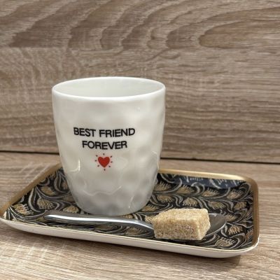 Best friend forever message cup