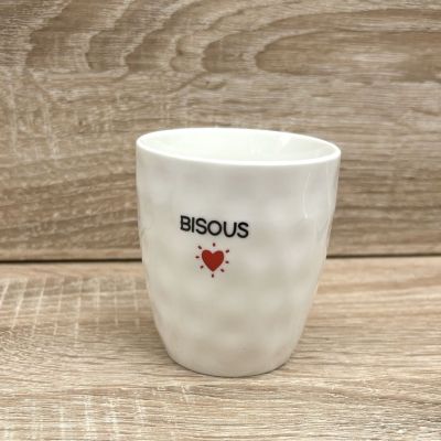 Kisses message cup