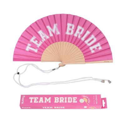 Fisura - "Team Bride" pink fan