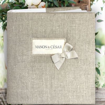 Personalized Photo Album - Personalized Guestbook - Personalization Married First Names