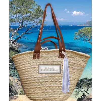 Basket Wicker - Basket of beach for man & woman - to offer in the name of the holidays