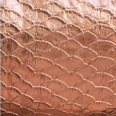 Copper gold-plated plastic coated fabric