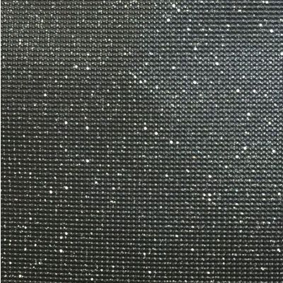 Black Glittered plastic coated fabric