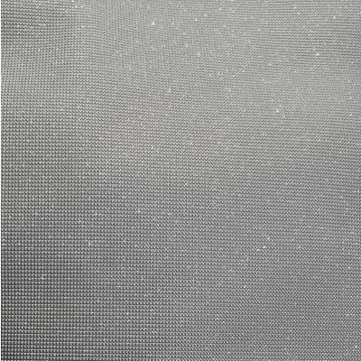 Grey glittering fabric